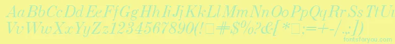 Подробнее о шрифте Usualnew Italic Шрифт Usualnew Italic – зелёные шрифты на жёлтом фоне