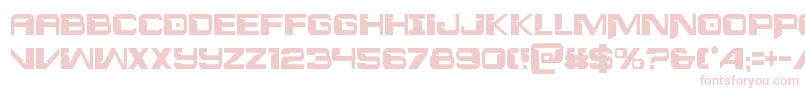 Interdictioncond Font – Pink Fonts on White Background