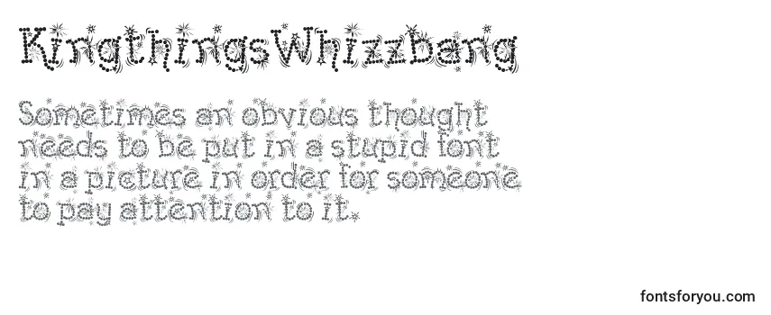 KingthingsWhizzbang Font