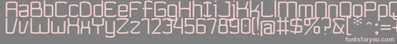 Ynnovatta Font – Pink Fonts on Gray Background