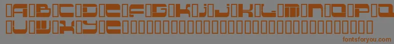Insert2 Font – Brown Fonts on Gray Background