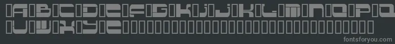 Insert2 Font – Gray Fonts on Black Background