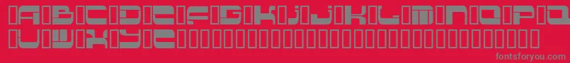 Insert2 Font – Gray Fonts on Red Background
