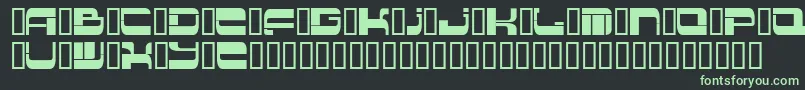 Insert2 Font – Green Fonts on Black Background