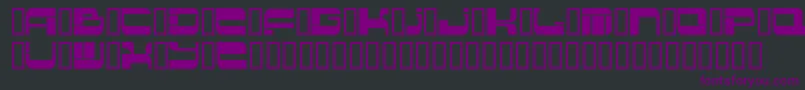 Insert2 Font – Purple Fonts on Black Background