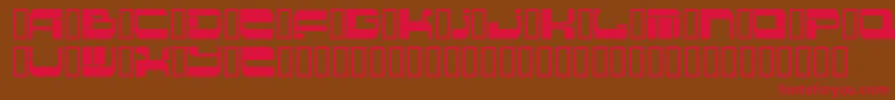 Insert2 Font – Red Fonts on Brown Background