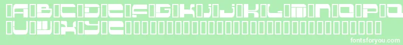 Insert2 Font – White Fonts on Green Background