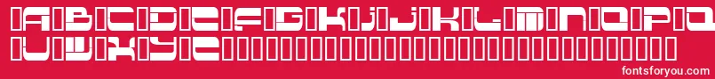 Insert2 Font – White Fonts on Red Background
