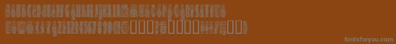 Шрифт Deeter ffy – серые шрифты на коричневом фоне