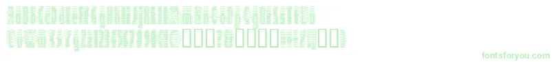 Deeter ffy-fontti – vihreät fontit valkoisella taustalla