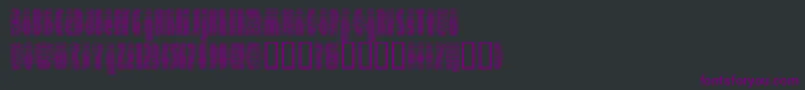 Шрифт Deeter ffy – фиолетовые шрифты на чёрном фоне