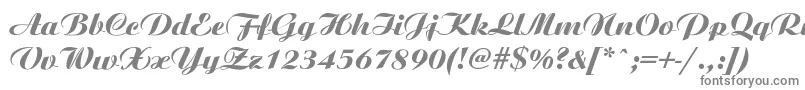 Шрифт Ariston ffy – серые шрифты