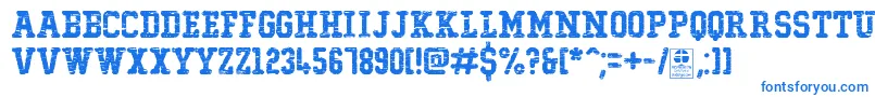 TypoCollegeDestroyedDemo Font – Blue Fonts