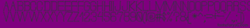 DonMoiseSt Font – Black Fonts on Purple Background