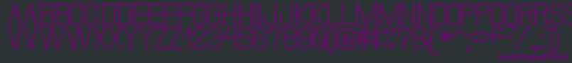 Шрифт DonMoiseSt – фиолетовые шрифты на чёрном фоне