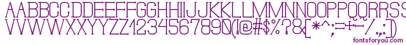 Шрифт DonMoiseSt – фиолетовые шрифты на белом фоне