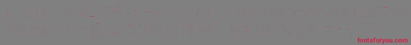 Filamentonetwo Font – Red Fonts on Gray Background