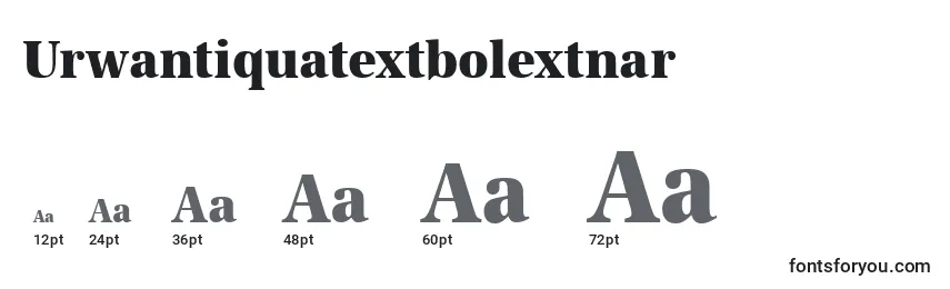 Urwantiquatextbolextnar Font Sizes