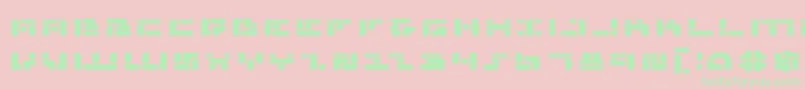 Mmanbe Font – Green Fonts on Pink Background