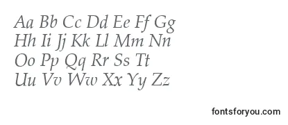 PalladioItalic-fontti
