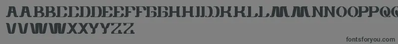 WhiteSock Font – Black Fonts on Gray Background