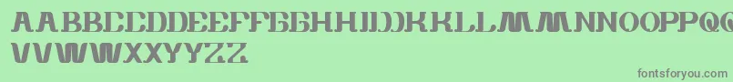 WhiteSock Font – Gray Fonts on Green Background