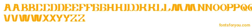 WhiteSock Font – Orange Fonts on White Background