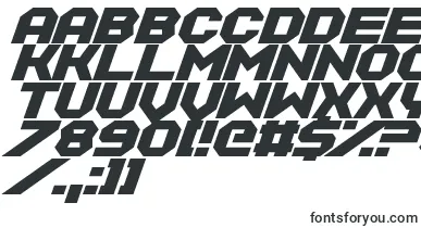 Equalize font – digital Fonts