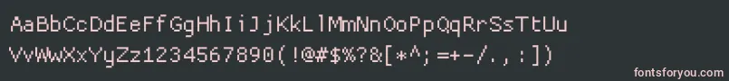 Proggyclean Font – Pink Fonts on Black Background