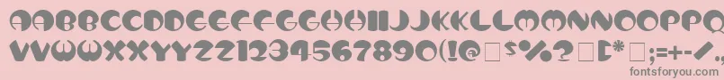 TotoNormal Font – Gray Fonts on Pink Background