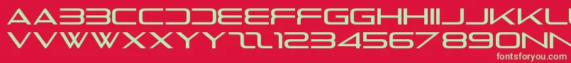TheRaveIsInYourPants Font – Green Fonts on Red Background