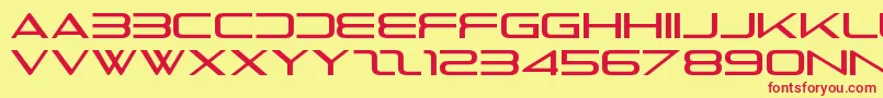 TheRaveIsInYourPants Font – Red Fonts on Yellow Background