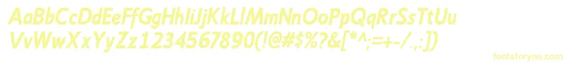 EmoryBolditalic Font – Yellow Fonts