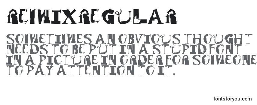 RemixRegular Font