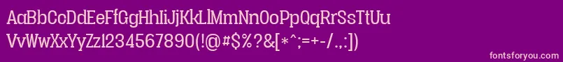 More about Vacerserifbookpersonal Font Vacerserifbookpersonal Font – Pink Fonts on Purple Background