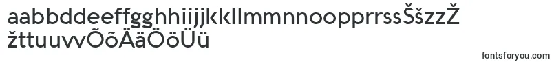 AquawaxMediumTrial-Schriftart – estnische Schriften