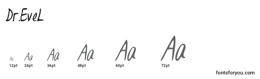 Dr.EveL Font Sizes