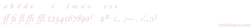 AdobeGaramondItalicExpert Font – Pink Fonts