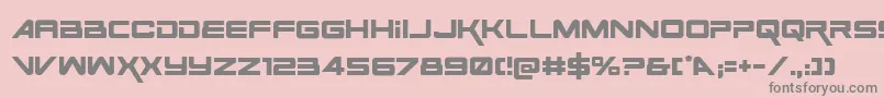 More about SpaceRangerRegular Font SpaceRangerRegular Font – Gray Fonts on Pink Background