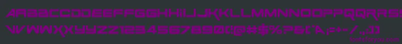 SpaceRangerRegular Font – Purple Fonts on Black Background