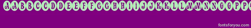 ActionIs.TheSequel Font – Green Fonts on Purple Background