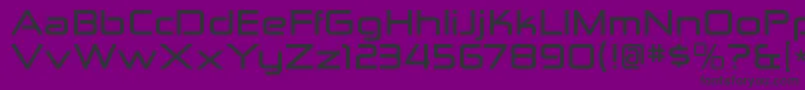 フォントZektonexBold – 紫の背景に黒い文字