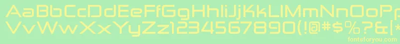 More about ZektonexBold Font ZektonexBold Font – Yellow Fonts on Green Background