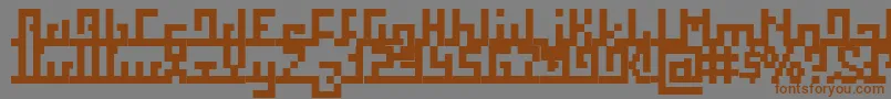 More about Squab Font Squab Font – Brown Fonts on Gray Background