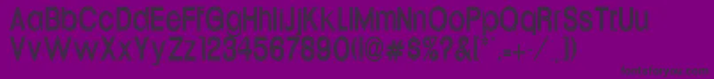 UptightCn Font – Black Fonts on Purple Background