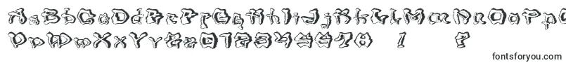 MondrongoTrash-Schriftart – Schriftarten, die mit M beginnen