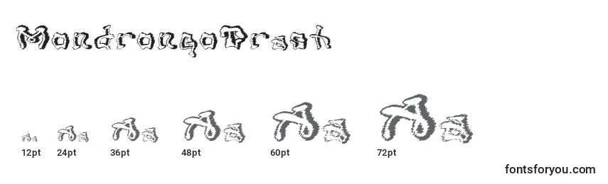 MondrongoTrash Font Sizes