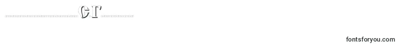 IzhitsashadowcttRegular Font – Serbian Fonts