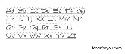 Pwbroderie Font