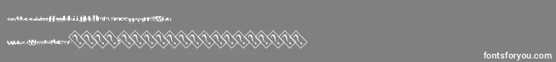 フォントAquacolor – 灰色の背景に白い文字